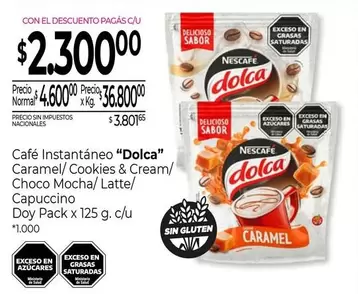 Dolca - Café Instantáneo