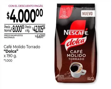 Regio - Café Molido Torrado "Dolca"