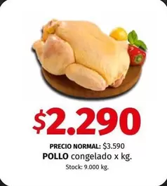 X$ - POLLO congelado x kg.