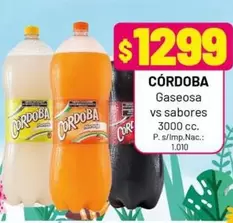 Córdoba - Gaseosa