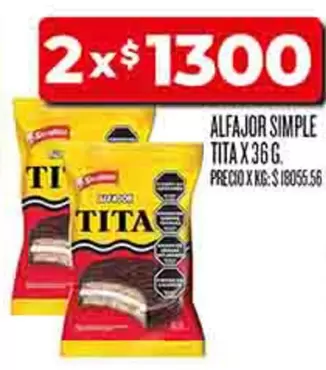 Tita - ALFAJOR SIMPLE TITA