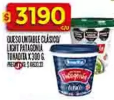 Patagonia - QUESO UNTABLE CLÁSICO/ LIGHT