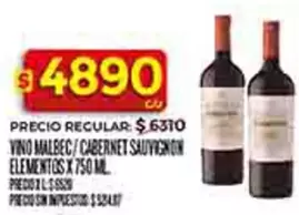 53 - VINO MALBEC/CABERNET SAUVIGNON