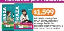 Raza - Alimento para gatos