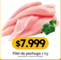 X$ - Filet de pechuga x kg