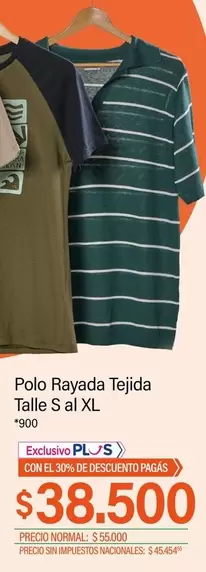 Polo -  Rayada Tejida