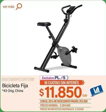 Bicicleta Fija