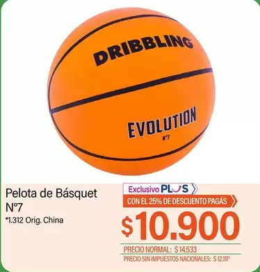 Evolution - Pelota de Básquet N°7