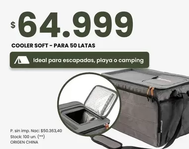 Ideal - COOLER SOFT-PARA 50 LATAS