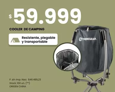 Origen - COOLER DE CAMPING