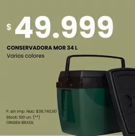 Mor - CONSERVADORA MOR 34 L