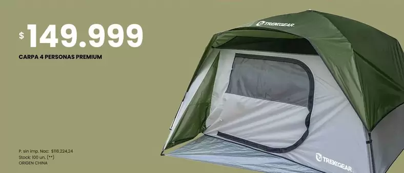 Premium - CARPA 4 PERSONAS PREMIUM