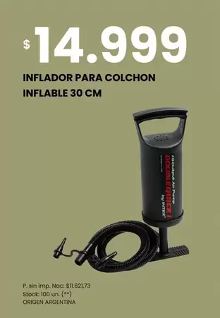 Origen - INFLADOR PARA COLCHON
