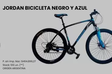 Negro - BICICLETA NEGRO Y AZUL