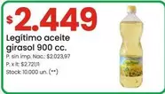 Legítimo - Aceite Girasol