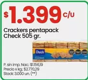 X$ - Crackers pentapack