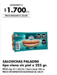 Paladini - SALCHICHAS
