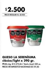 La Serenísima - clásico/light