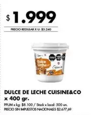 X$ - DULCE DE LECHE