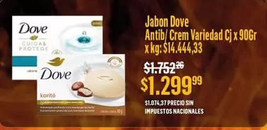 Dove - Antib/Crem Variedad Cj x 90Gr