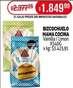 Mama Cocina - BIZCOCHUELO