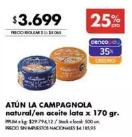 La Campagnola - ATÚN LA CAMPAGNOLA