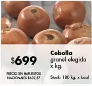X$ - Cebolla