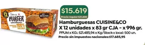 X$ - Hamburguesas