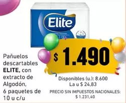 Elite - Pañuelos descartables