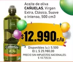 cañuelas - Aceite de oliva