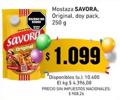 Savora - Mostaza SAVORA