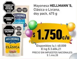 Hellmann's - Clásica o Liviana