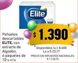 Elite - Pañuelos descartables
