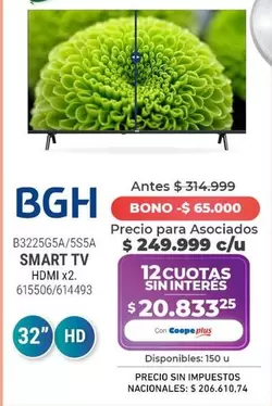 BGH - B3225G5A/5S5A SMART TV