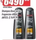 Dove - Shampoo varias fragancias