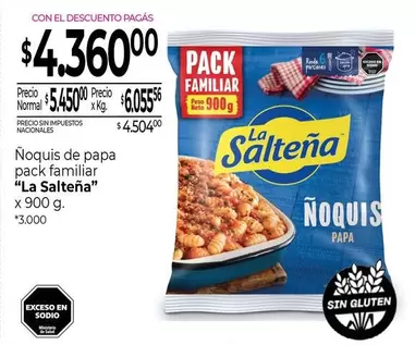 La Salteña - Noquis de papa