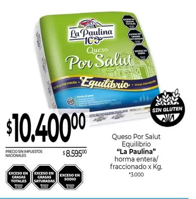 La paulina - Queso Por Salut Equilibrio