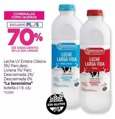 La Serenísima - Leche LV Entera Clásica