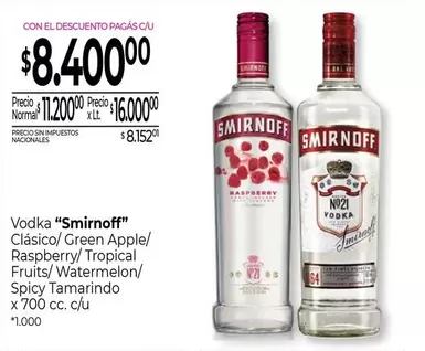 Smirnoff - Vodka ""