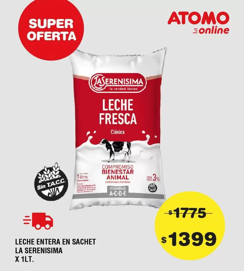 X$ - LECHE ENTERA EN SACHET