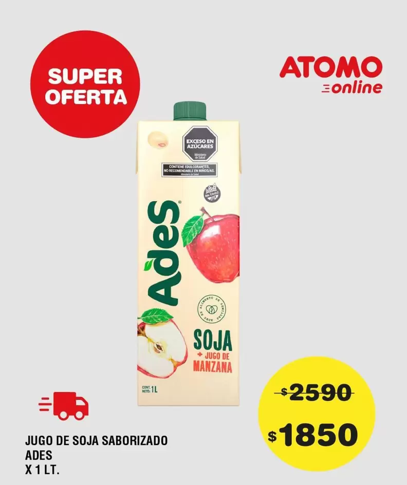 Ades - JUGO DE SOJA SABORIZADO