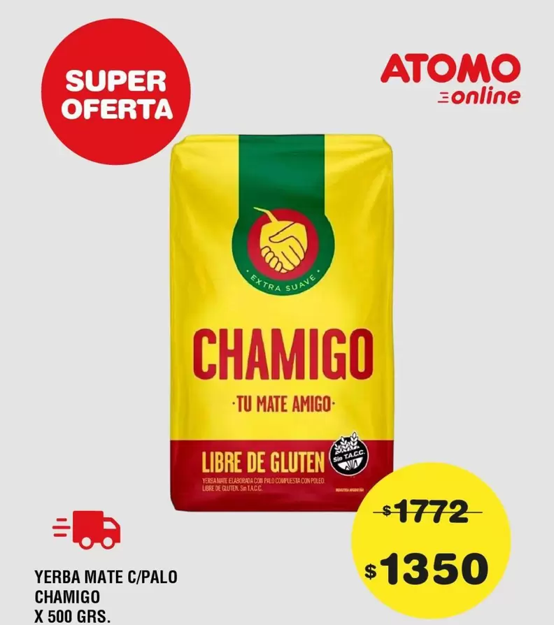 Chamigo - YERBA MATE C/PALO