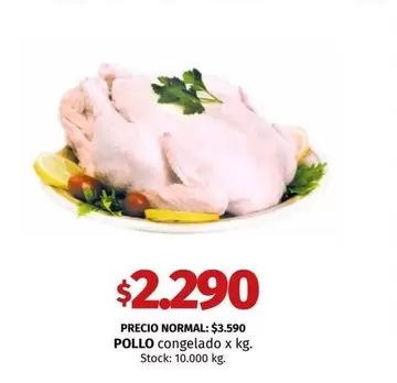 X$ - POLLO congelado x kg
