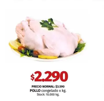 X$ - POLLO congelado x kg
