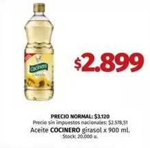 Cocinero - Aceite girasol