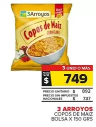 3 Arroyos - Copos De Maiz