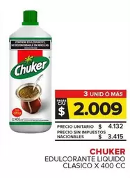 Chuker - Edulcorante Liquido Clasico
