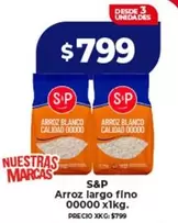 S&P - Arroz largo fino 00000 x1kg