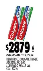 Colgate - TRIPLE ACCION