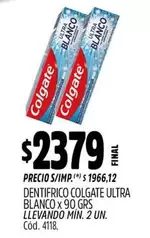 Colgate - ULTRA BLANCO